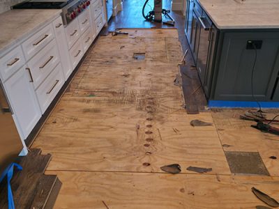 Kitchen Floor Leak Repair