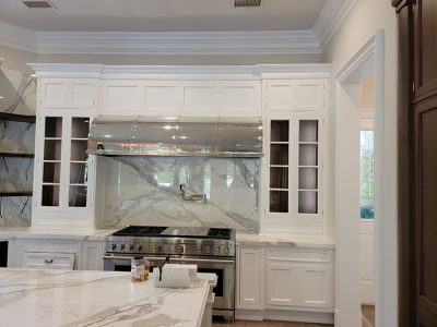 Luxury White Kitchen Construction